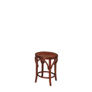 TABURETE BAJO de MADERA MACIZA // Ref: T227,14-h45