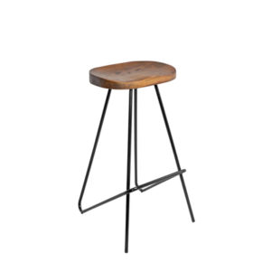 TABURETE ALTO de HIERRO // Ref: T227,35