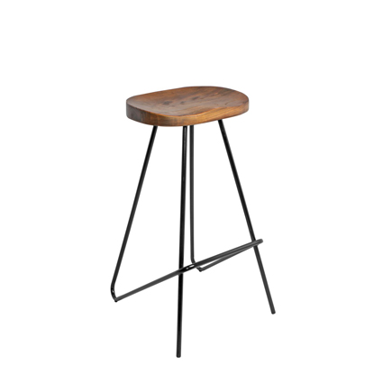 TABURETE ALTO de HIERRO // Ref: T227,35