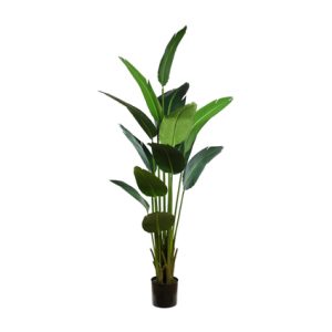 Planta decorativa banano artificial de pvc para exterior| Mobiliario hostelería | pérgolas para restaurantes | Sombrillas para bares| Plantas para Hostelería