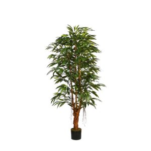 Planta decorativa mango artificial de pvc para exterior | Mobiliario hostelería | pérgolas para restaurantes | Sombrillas para bares| Plantas para Hostelería