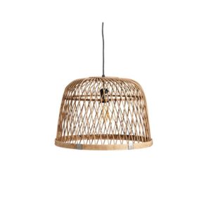 Lámpara de techo trenzada bambú natural estructura de acabado Bambú | mobiliario para interior | lámparas decorativas para restaurantes | complementos de mobiliario para hostelería | Moinde