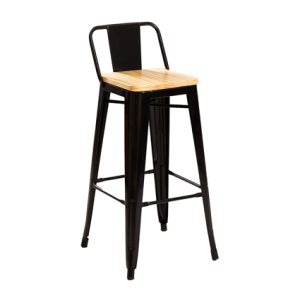 TABURETE ALTO de HIERRO // Ref: T30,03