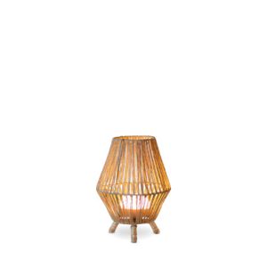 Lámpara decorativa trenzada a mano con fibras naturales | mobiliario de exterior | Moinde | mobiliario hostelería Madrid | mobiliario hostelería | Sillas hostelería