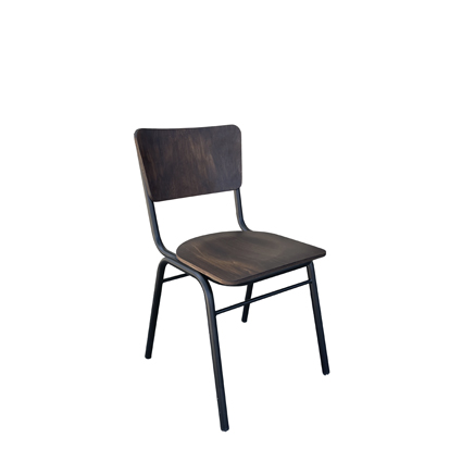 Sillas hostelería | Silla con estructura de hierro | Mobiliario para hostelería | Mobiliario para cafetería | Sillas restaurantes