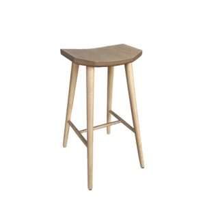 Taburetes de interior para HOSTELERÍA | Taburete alto de madera MACIZA | Taburete de madera con asiento de madera macizo color Natural | Taburetes de Madera para interior| taburetes hostelería | taburetes de madera