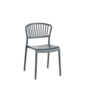 Sillas hostelería | Silla de polipropileno color gris | Sillas monoblock | Sillas hostelería | Sillones monoblock | Sillas y sillones de monobloque para exterior| Mobiliario para hostelería