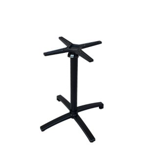 Mesas hostelería | Pie central de aluminio “Abatible” Ref: 13-B15911 | Pie central de aluminio (67x67x73cm) | Pie central para mesa de hostelería, "abatible", color Negro | Mesas para restaurante | Mobiliario para hostelería | Mesas para exterior hostelería.