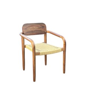 Sillón de madera, Asiento de lamas de madera color Natural | Sillón para hostelería | Sillón de madera | Sillón para exterior | Moinde
