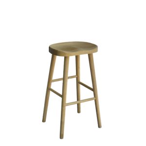 Taburete alto de madera con Asiento de madera color Natural Taburete para hostelería | Taburete para bar | Taburetes de rattan para hostelería | Taburetes de rattan para exteriores